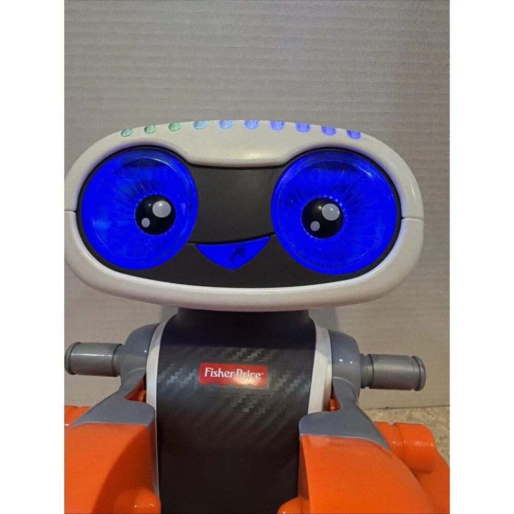 Fisher Price Kinderbot Coding Educational Toy Works Moves Talks Lights